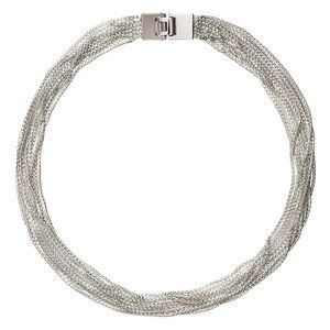 Christofle Madison Style 12 Strand Silver Choker